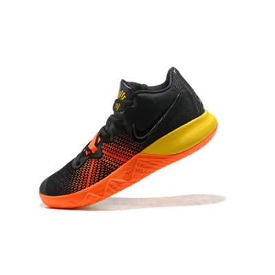 Nike Erkek Kyrie Flytrap Siyah / Turuncu / Sarı Basketbol Ayakkabısı Türkiye - C36MZR7O